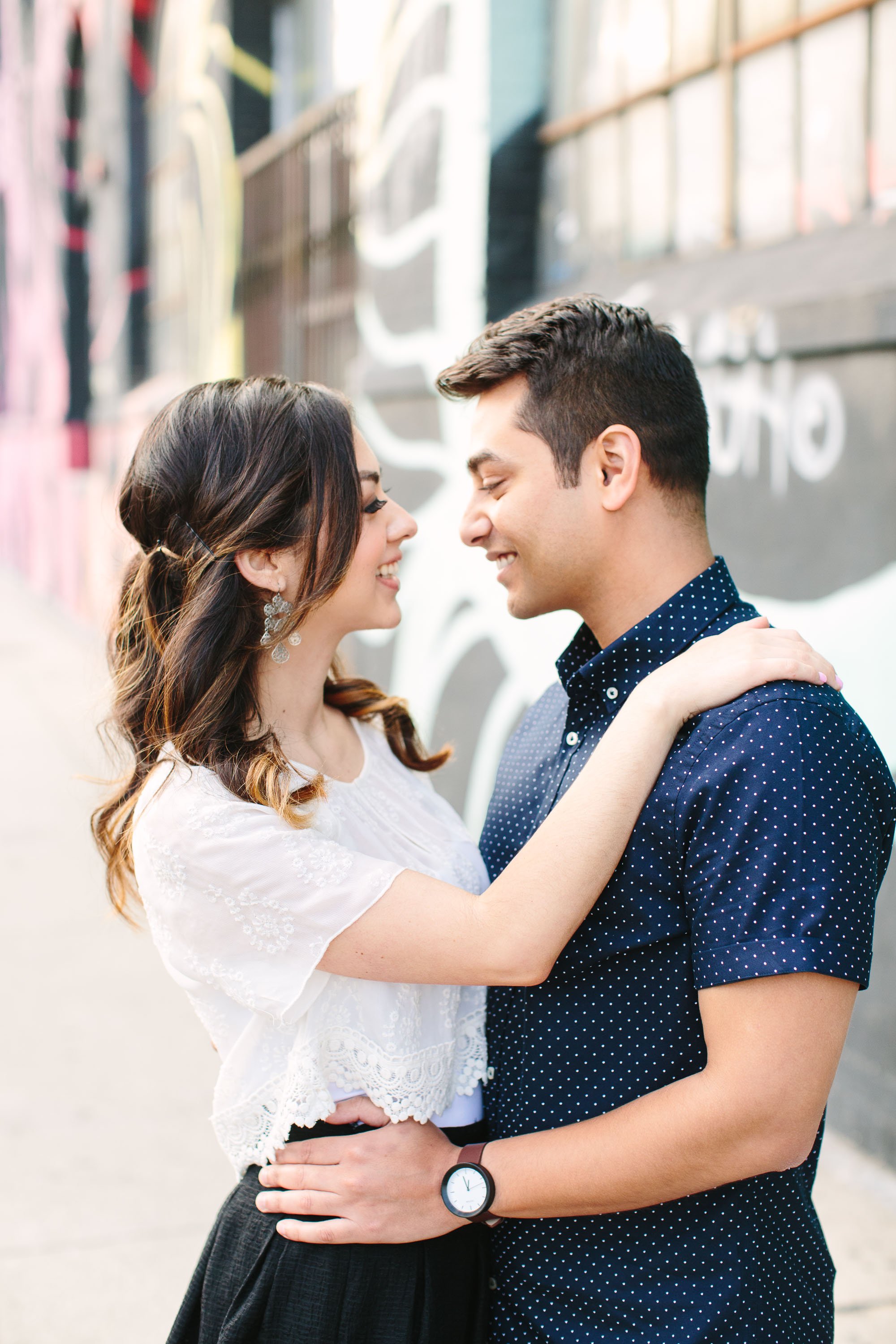 www.marycostaphotography.com | Colorful Mural DTLA Engagement Session | 005