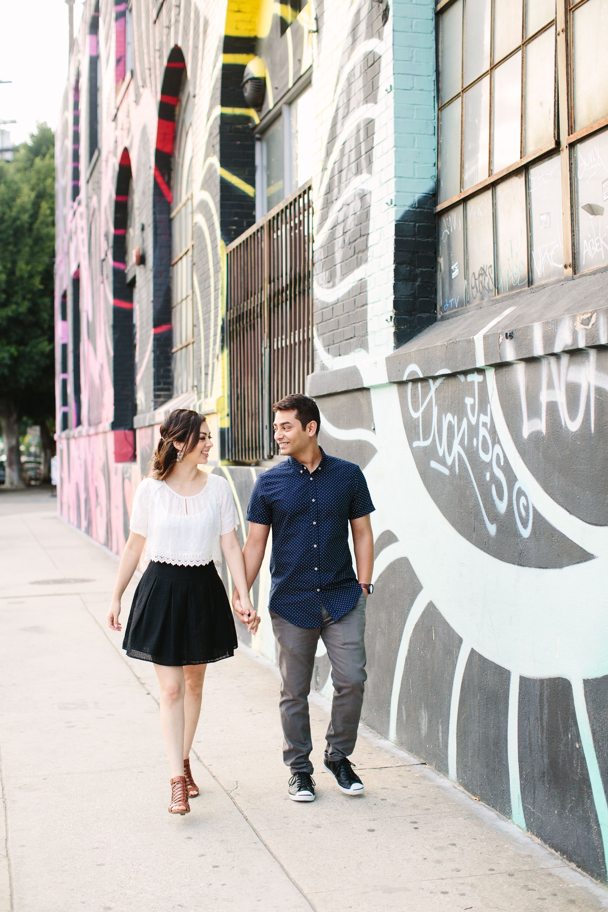 www.marycostaphotography.com | Colorful Mural DTLA Engagement Session | 010