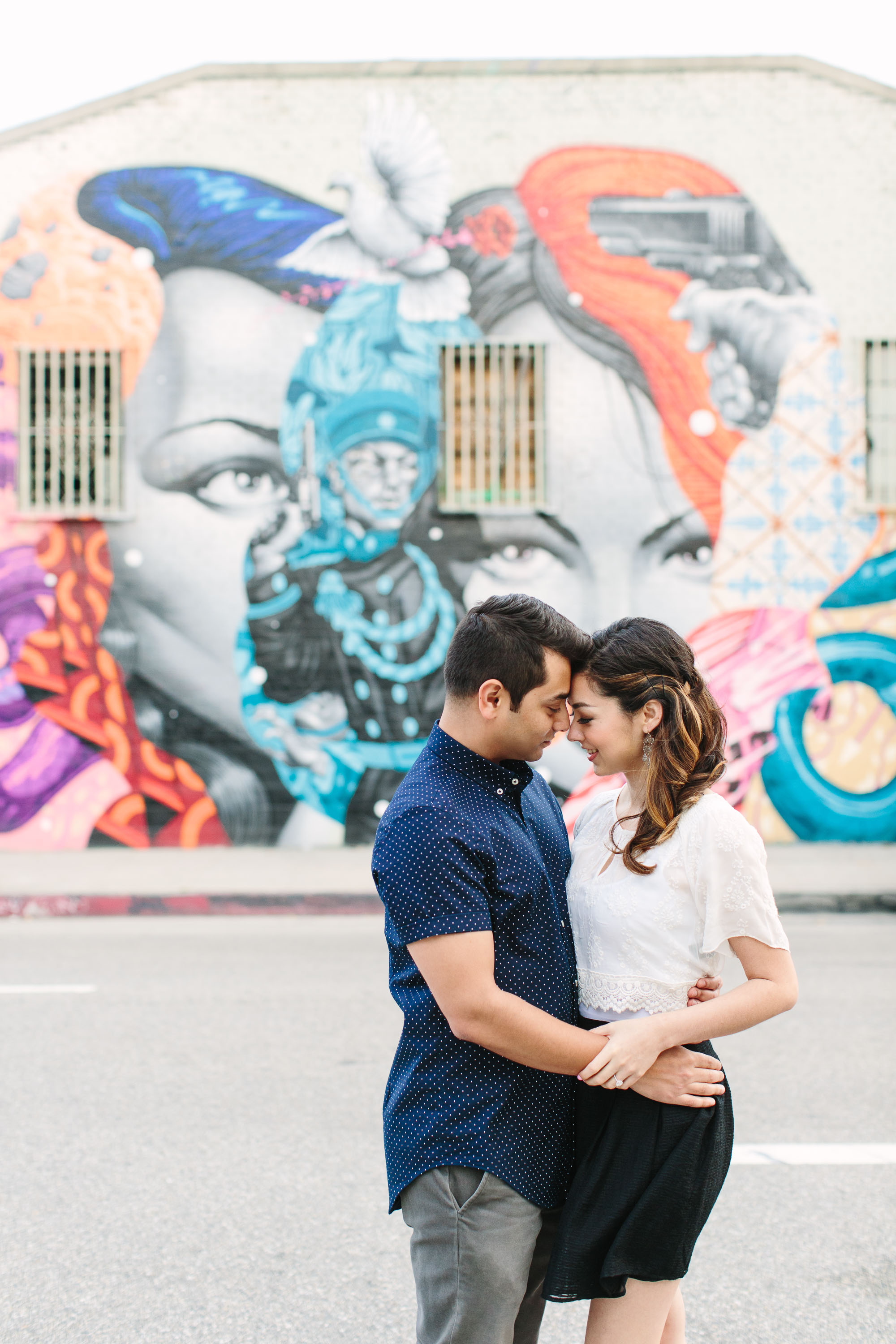 www.marycostaphotography.com | Colorful Mural DTLA Engagement Session | 014