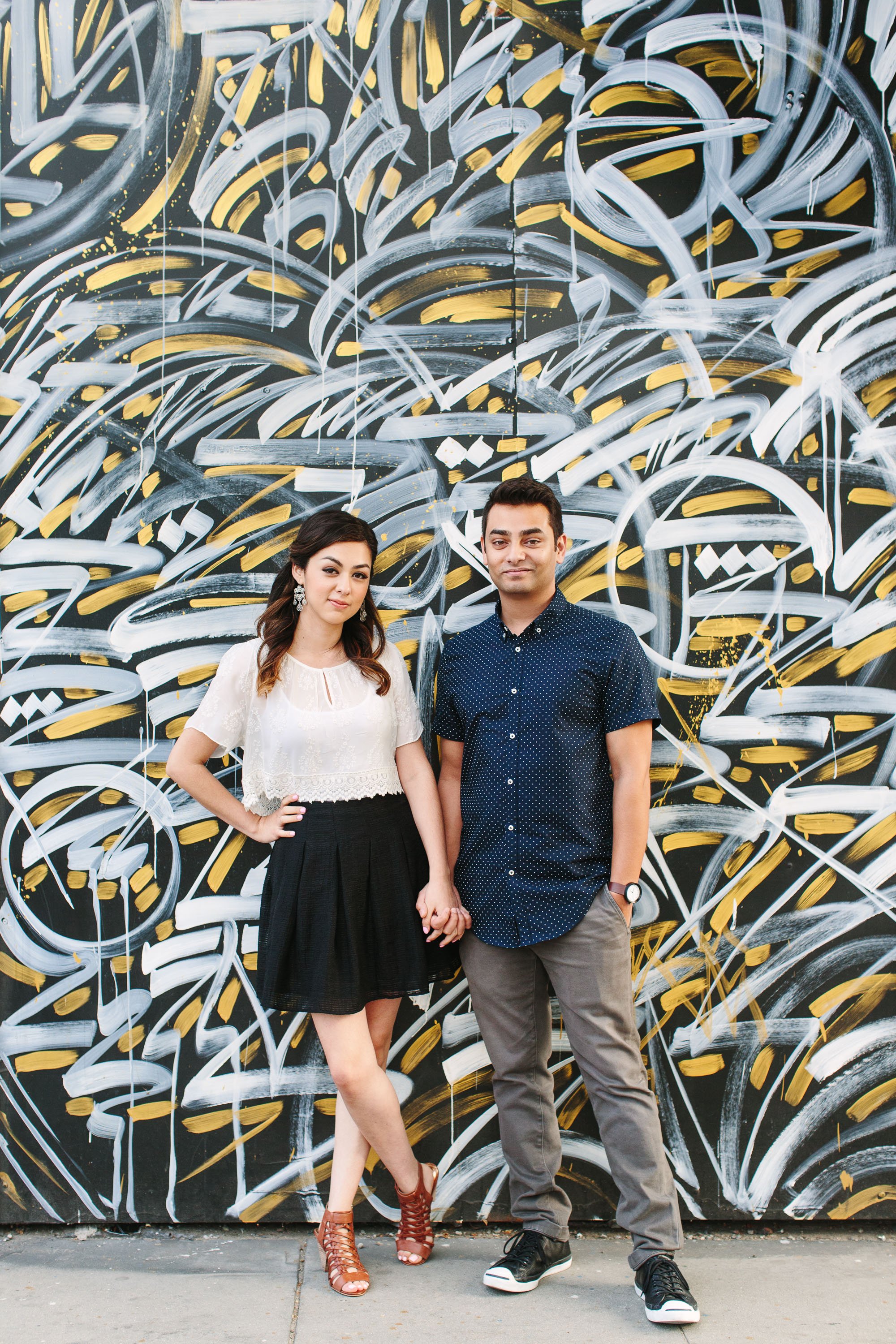 www.marycostaphotography.com | Colorful Mural DTLA Engagement Session | 001