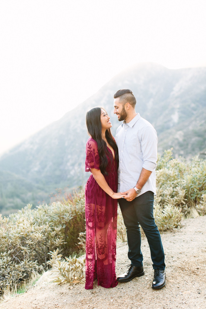 Angeles National Forest Engagement Session by Mary Costa Weddings